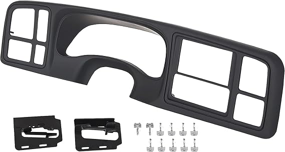 HECASA Double Din Dash Kit Compatible with 1999-2002 GM Full-Size Truck SUV