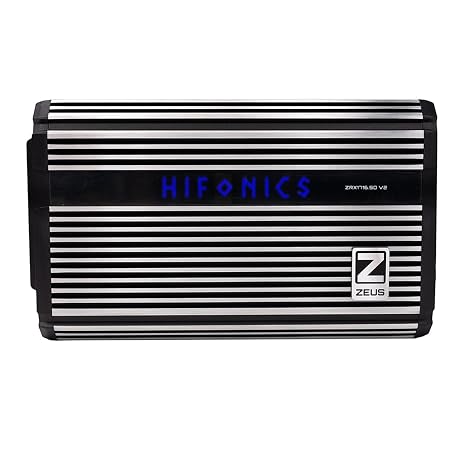 Hifonics ZRX1716.5DV2 Zeus ZRX V2 Compact 1700 Watt Super D-Class Five Channel Amplifier