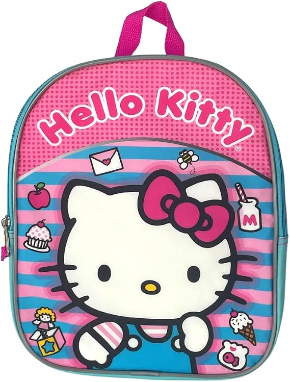 RALME Hello Kitty Mini Backpack for Girls & Toddlers - 12 Inch, Pink
