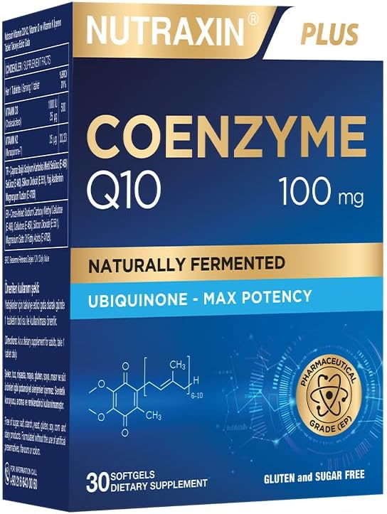 NUTRAXİN NUTRAXIN KOENZIM Q10 TABLET 1 Paket(1 x 30 Kapseln), 0.08 kg