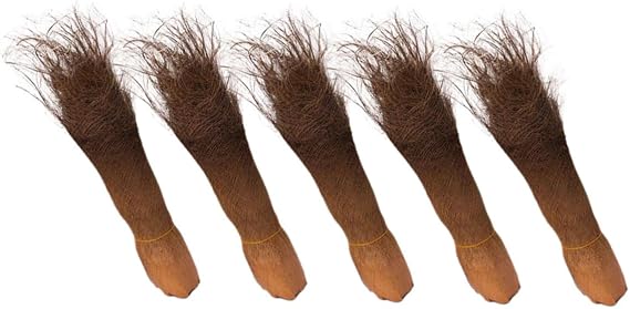 Yardwe Simulated Palm Tree Bark Sheets 5-Pack Natural Brown Faux Bark for Garden Decor Home Plant Decoration and Aquarium Hatchery Landscape 19.68X11.81 Inch