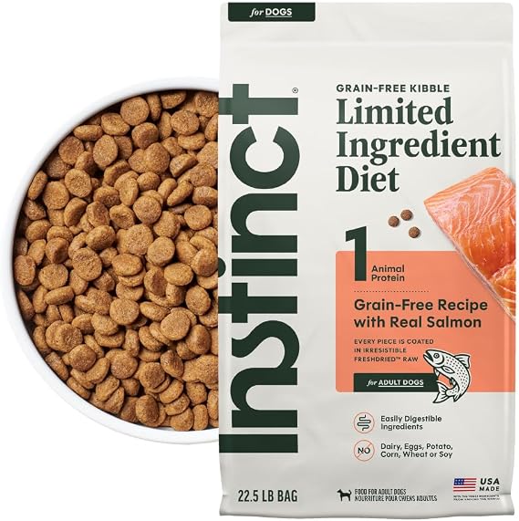 Instinct Limited Ingredient Diet Dry Dog Food, Real Salmon, 20 lb. Bag