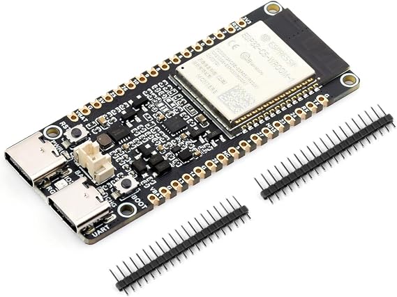 waveshare ESP32-C5 5GHz/2.4GHz Dual-Band Wi-Fi 6 Dev Board, Based on ESP32-C5-WROOM-1 Module, 240MHz RISC-V Processor, Supports BLE 5 / Thread/Zigbee Wireless Communications, 16MB Flash, 8MB PSRAM