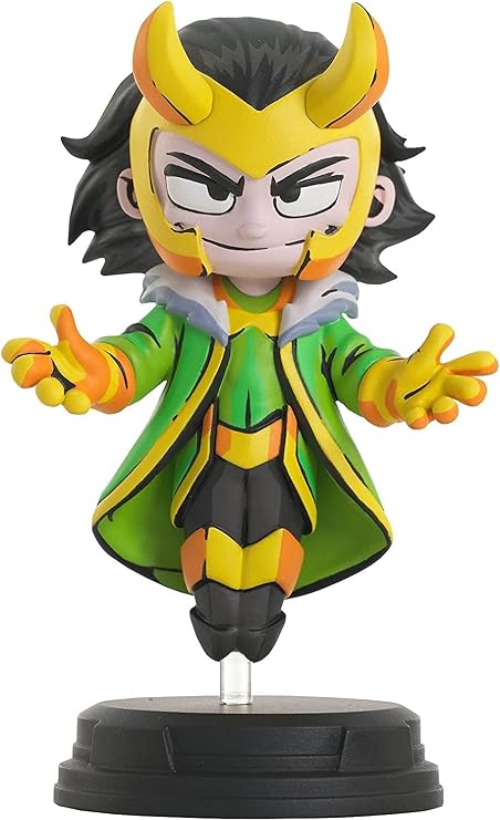 Diamond Select Toys Marvel Animated Series: Loki Statue, Multi