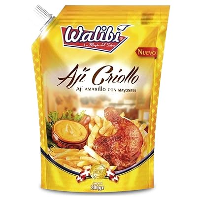 Walibi eJoyStore Aji Criollo - Hot Yellow Peruvian Pepper Sauce 200gr