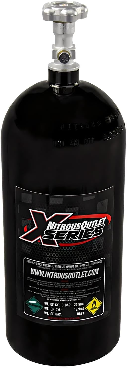 X-Series 10lb Nitrous Bottle With Valve