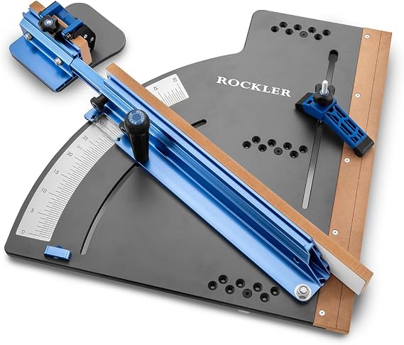 Rockler Table Saw Crosscut Sled with Telescoping Fence & Flip Stop