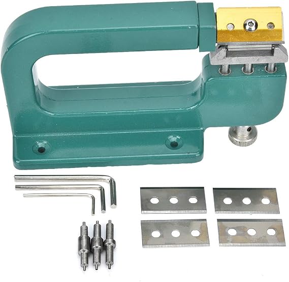 Leather Craft Skiving Machine Leather Paring Machine Leather Repairing Splitter Skiver Peeler Tool for Leather DIY Project