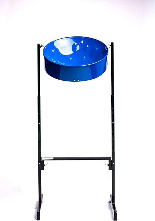 Panland Mini Tenor Steelpan (Steel Drum) Authenthic Intermediate Step to Full Tenor Pan (17 Notes - Chromatic Scale (C5E6) - BLUE