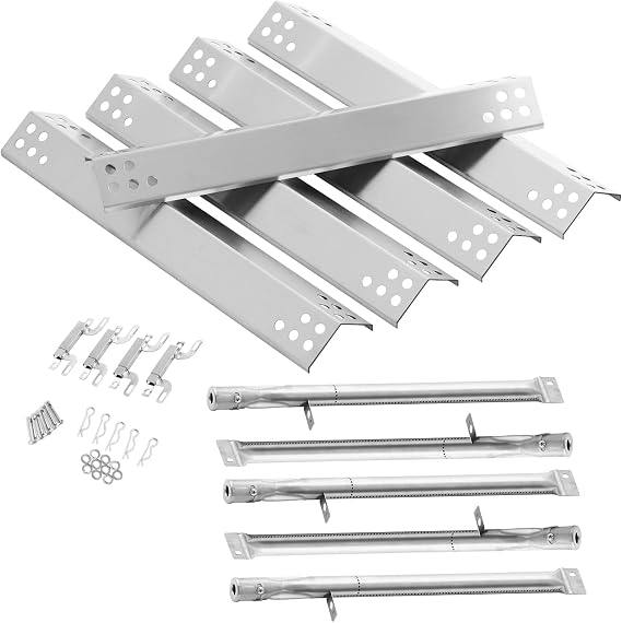 GR2210601-MM-00 Replacement Parts for Members Mark 5 Burner Grills Parts 614714 Grill Burners Rankam Grill Replacement Parts GR2210601MM00 Flame Tamer Heat Plates Sams Club Grill Parts 09431 16261