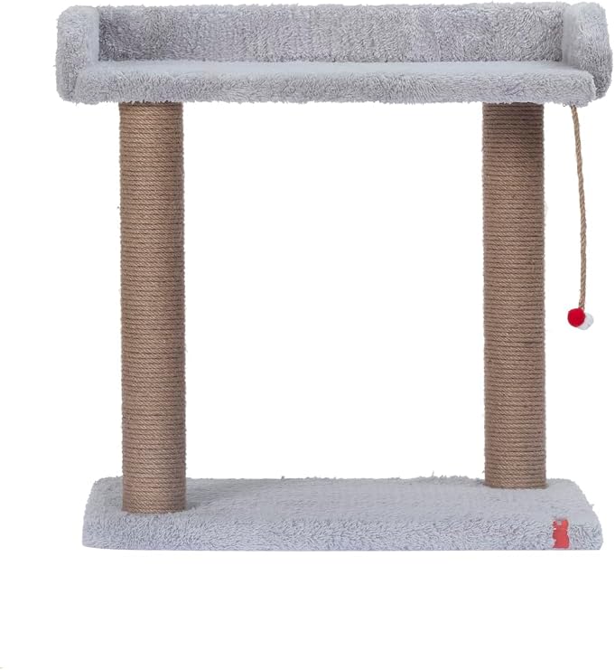 PUGALO Platform Oturaklı MELODY Model Kedi Tırmalaması (Gri)