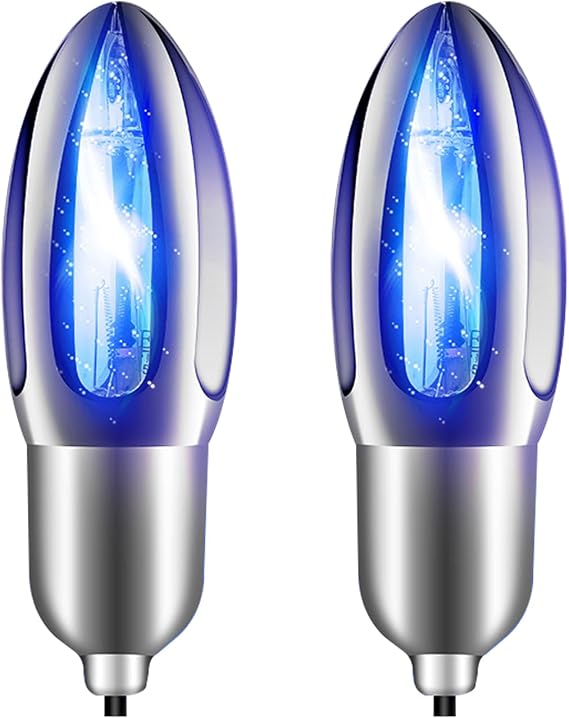 Ultraviolet Electric Shoe Deodorizer Specially Designed for Cars, UV Shoe Sanitizer with Timer, 360° UV Sanitizer Compact Sneaker Deodorizer,