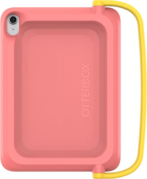 OtterBox Made for Kids Case for iPad (A16) & iPad 10th Gen - WATERMELON SEEDS (Pink), durable, easy grip ridges, easy to clean (Single Unit ships in Poly Bag, Ideal for Business Customers)