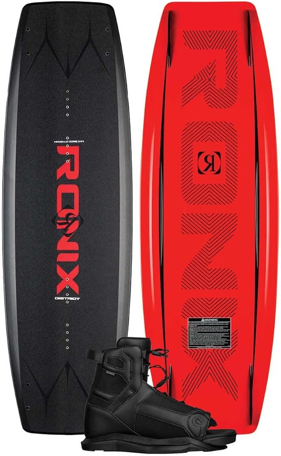 Ronix District Wakeboard Package w/ Divide Bindings 2026, 144 cm, Divide - Men's 10.5-14.5