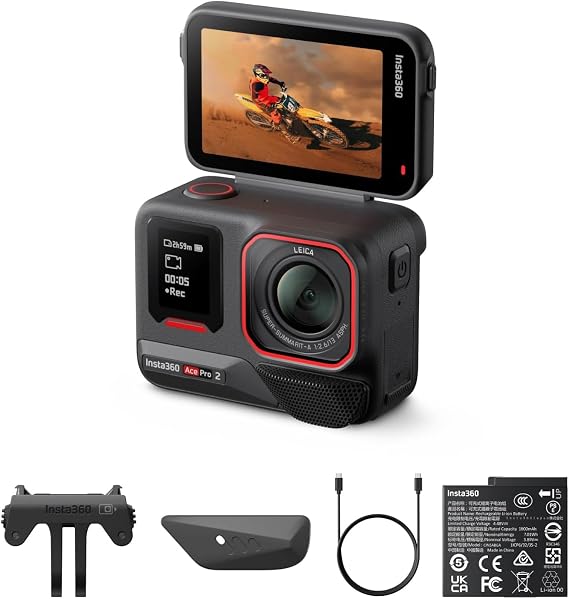 Insta360 Ace Pro 2-8K Action Camera Co-engineered with Leica