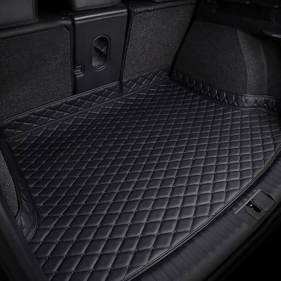 Car Boot Liner Mats for Honda CRV 2017 2018 2019 2020 2021 Waterproof Leather Liner Cargo Tray Protector Liners Anti Scratch Floor Guard Cover,Black