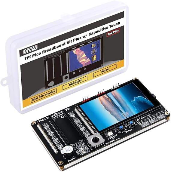 GeeekPi GPIO Expansion Breakout Module with 3.5 Touch Screen for Raspberry Pi Pico/Pico W/Pico 2
