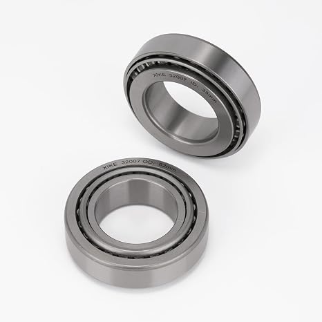 XIKE 2 Pcs 32007 Tapered Roller Bearings 35x62x18mm Cone and Cup Set.