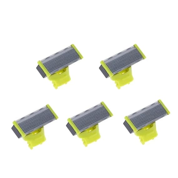 Electric Shaver Head MLG 5PCS Replacement Blade - Washable Rechargeable For Men Beard Trimmer