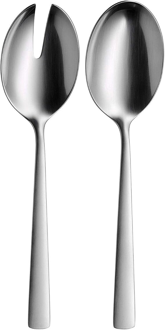 WMF Salad Servers Set of 2 Corvo Cromargan Protect Stainless Steel Polished Extremely Scratch Resistant