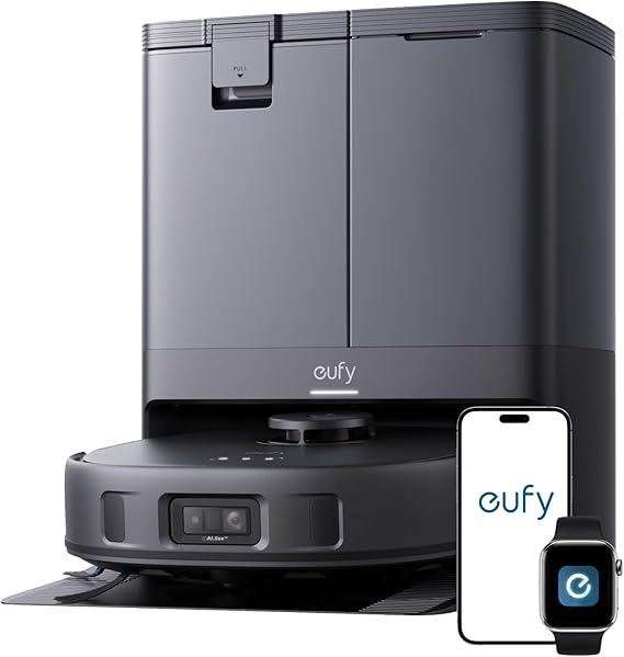 eufy X10 Pro Omni Robot Vacuum and Mop Combo,Dual Mops with 12 mm Auto-Lift