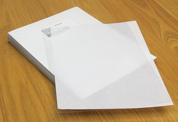 USI Clear Plastic Binding Covers, 10 mils Thick, 8.5 x 11 Inches, 100-Pack