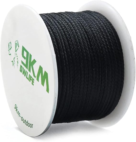 9KM DWLIFE Kevlar Cord High Tensile Strength Kevlar Thread, 501500lb Flame-Resistant String for Fishing, Kite Line, Wind Chimes, Camping & Outdoor Survival Rope