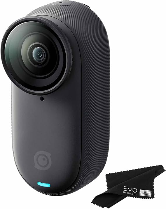 Insta360 GO 3S Standalone Camera with 4K Recording, Versatile Mounting, and Waterproof Design (128GB, Midnight Black)