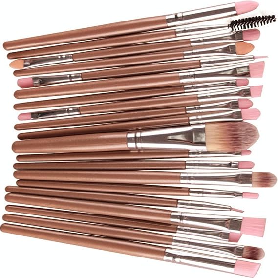 Makeup Brushes Set 20pcs Professional Soft Synthetic Kabuki Cosmetic Eyebrow Shadow Makeup Brush Set Kit