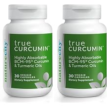 NatureCity True-Curcumin Turmeric Supplement | Non-GMO Tumeric and Curcumin 500mg Curcuma Capsules Vitamin Supplements | Up to 700% Increase in Absorption (30 Day Supply) | Supports Joints (Pack of 2)