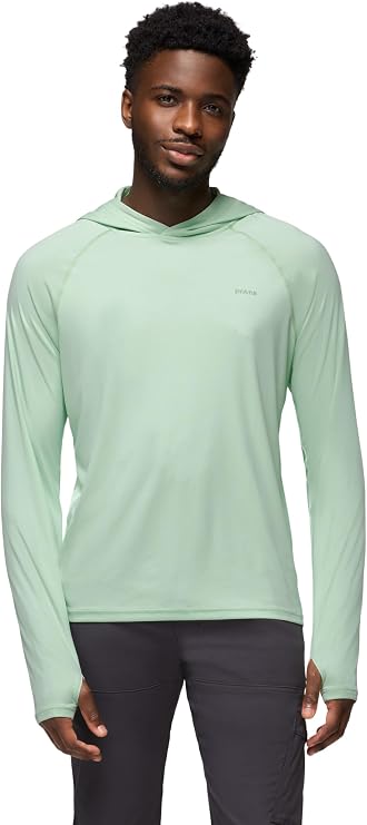 prAna mens UPF 50 Knit Hoodie