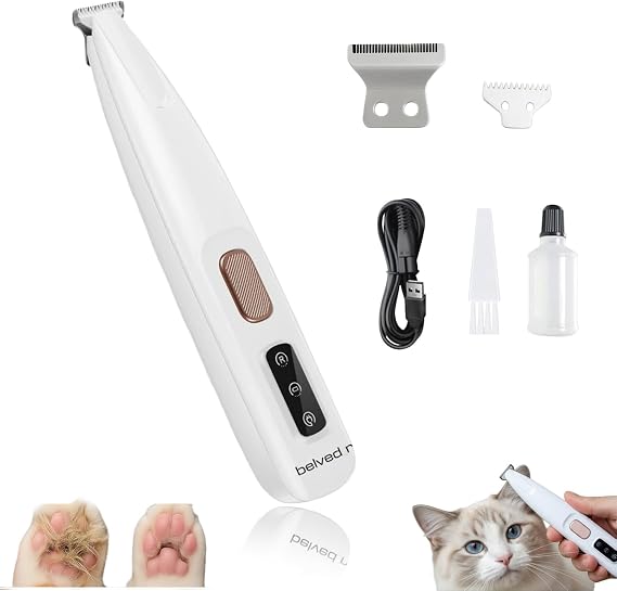 Pet Micro Precision Trimmer, 0.71-Inch Blade, Cordless Paw Clipper