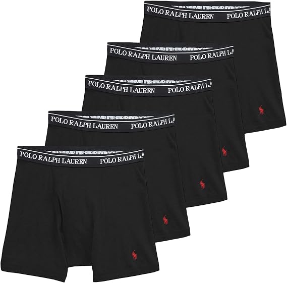 POLO RALPH LAUREN Men's Classic Cotton P5 Knit Boxers