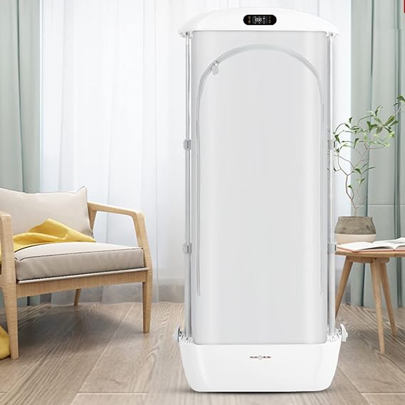 Automatic Ironing Machine, Portable Steam Dryer for Clothes, Household Wrinkle Removal and Folding Device