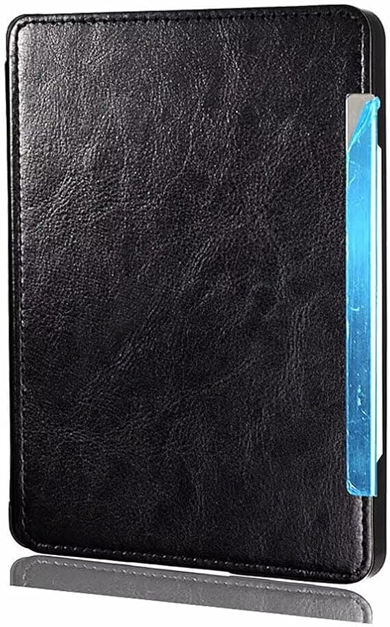 Case for Kindle 5/Kindle 4 6",Light Weight Slim Shockproof Leather Drop Protective Cover Case for Amazon Kindle 5/Kindle 4 Model:D01100 6" E Ink Display (Black)