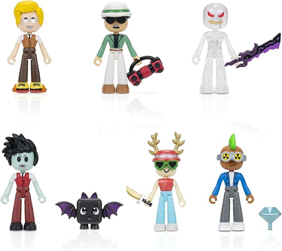 MM2: Powers Pack - Six 2.75-Inch Figures with Mix-and-Match Plus Six Accessories, Checklist, and Exclusive Virtual Item Code