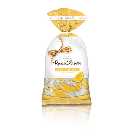 RUSSELL STOVER Lemon Wedges, 12 oz. bag Lemon Flavored Hard Candy