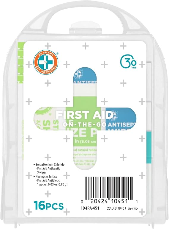 Be Smart Get Prepared Compact First Aid Kit, FSA/ HSA eligible (Packaging may vary)