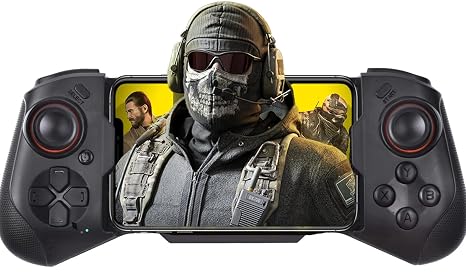 Megadream Mobile Gaming Controller for iPhone iOS Android PC Wireless Gamepad Joystick for iPhone 17/iPhone 16/15/14/12, iPad, MacBook, Galaxy S22/S21/S20, TCL, Tablet, PC - 18+ Hour Battery Life - COD