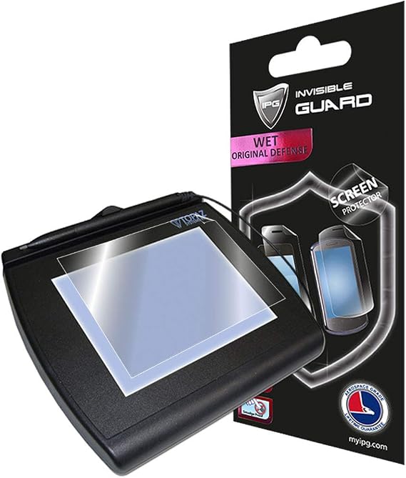 for Topaz Signature Pads Screen Protector 766 Series & 57GC Series T-LBK766SE-BHSB-R/T-LBK766-BHSB-R/T-LBK766SE-BBSB-R & T-LBK57GC-BHSB-R/T-LBK57GC-BBSB-R 3 Units Screen Protection by IPG