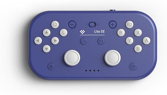 8Bitdo Lite SE Bluetooth Gamepad for Switch, Switch Lite, Android and Raspberry Pi, for Gamers with Limited Mobility - Purple Edition