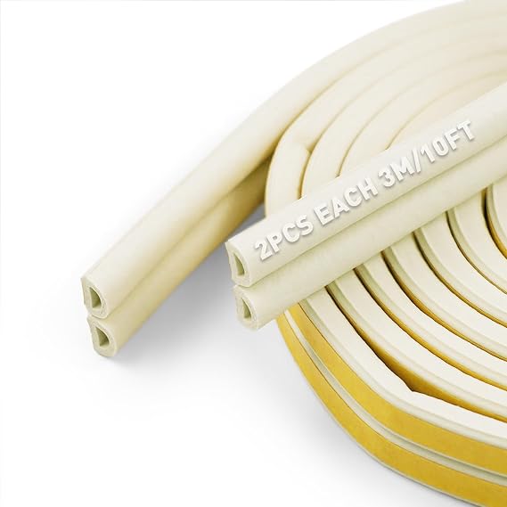 BIGTEETH D-Shape Rubber Door Seal Strip