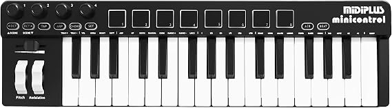 midiplus Minicontrol Midi Keyboard Controller with DTM Classic Soft Cubase LE