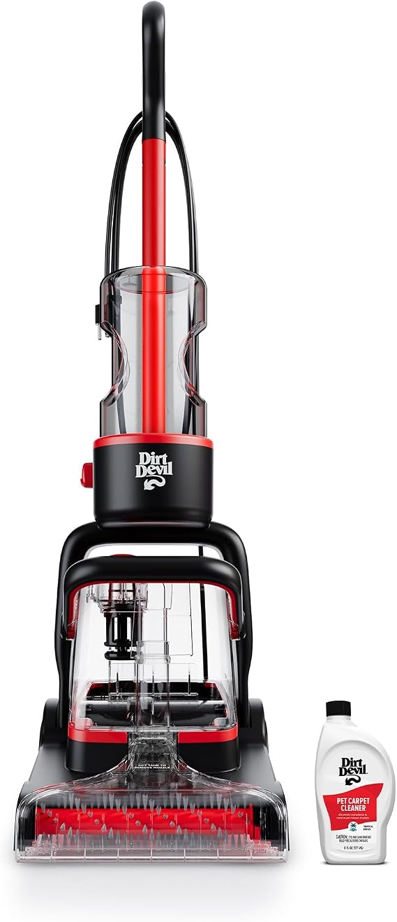 Dirt Devil Full Size Carpet Cleaner Machine for Carpet and Upholstery
