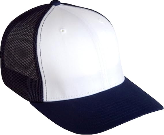 Flexfit/Yupoong 6511,6511T,6511W Flexfit Trucker Mesh Hat Cap (Royal/White)