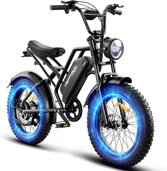 HAPPYRUN Electric Bike,750W,48V,18Ah E Bikes for Adults