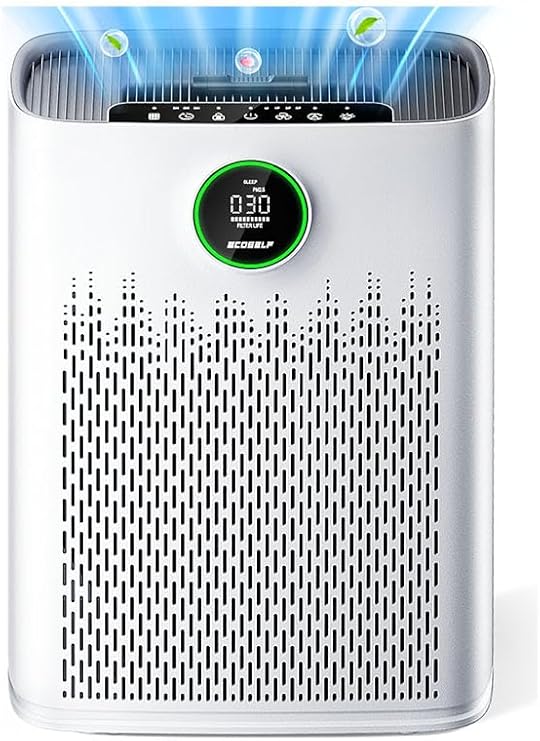 Air Purifiers for Home Large Room, Cover Up to 2400 Ft2 with True HEPA Filter, Smart Mode, PM2.5 Air Quality Display, 22dB Sleep Mode, Aromatherapy with 2X-Purification & 360Air Outlet, HAP603