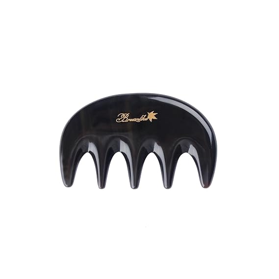 Breezelike Wide Tooth Hair Comb, Mini Horn Comb for Massage