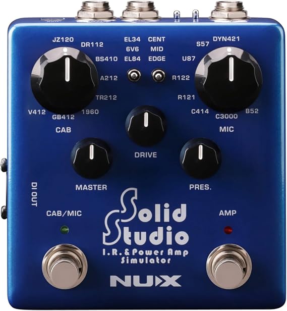 NUX NSS-5 Solid Studio I.R. and Power Amp Simulator Pedal