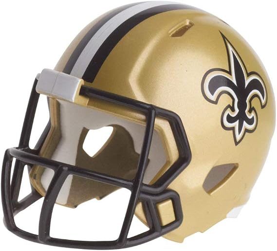 NFL New Orleans Saints Helmet Pocket ProHelmet Pocket Pro Speed Style, Team Colors, One Size